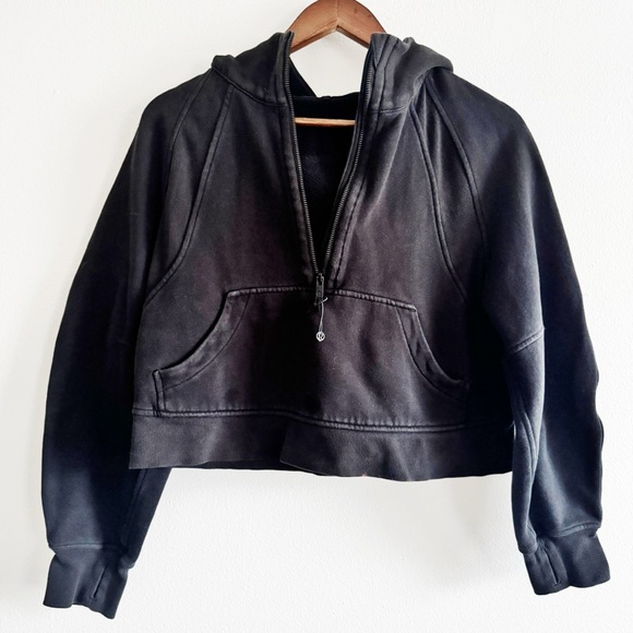 Lululemon black “scuba” half zip XS/S - Picture 3 of 7